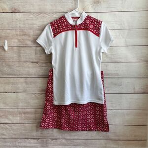 IZOD TWO PIECE GOLF SET WITH SHIRT AND SKORT